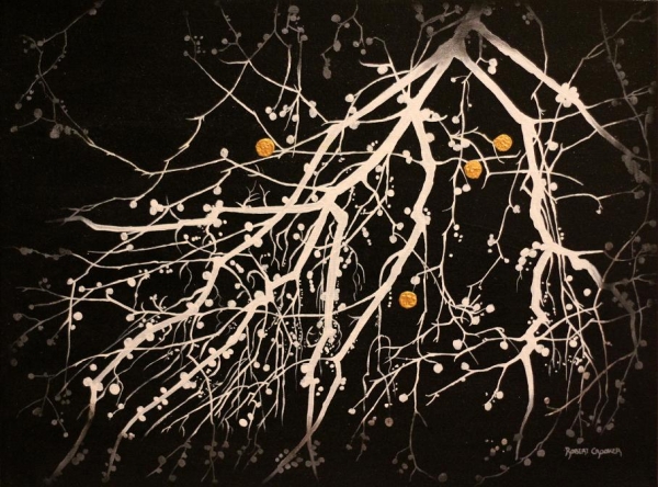 Gold Tree By ROBERT CROOKER ART Abstract 16 X 20 Acrylic On Canvas where-do-apples-come-from-educational-video-for-kids-lingokids