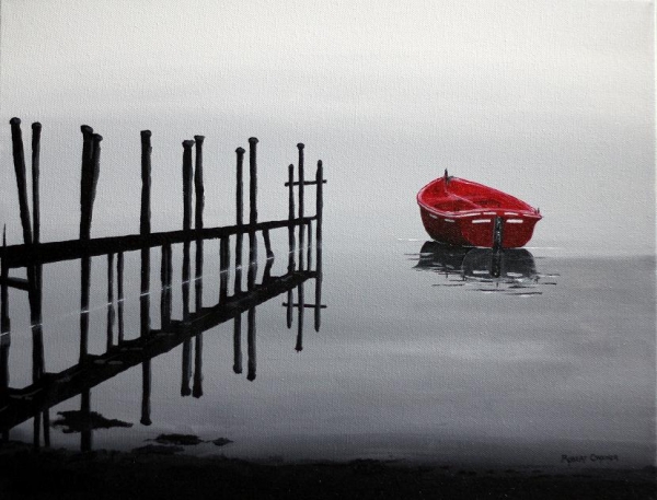 Click here to view A Red Boat by ROBERT CROOKER ART 