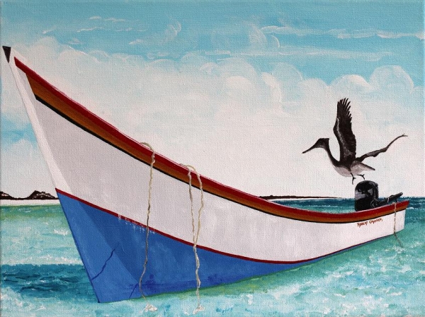 Click here to view A Boat and a Bird by ROBERT CROOKER ART 