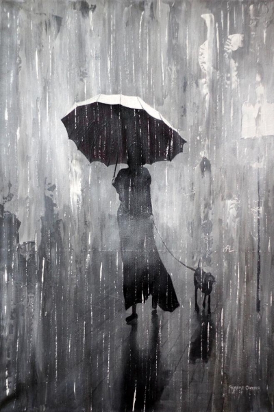 Click here to view City Rain by ROBERT CROOKER ART 