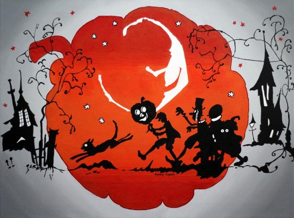 Click here to view Candy Hunters by ROBERT CROOKER ART 