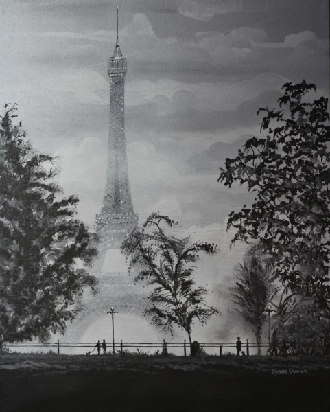 Click here to view Gray à Paris by ROBERT CROOKER ART 