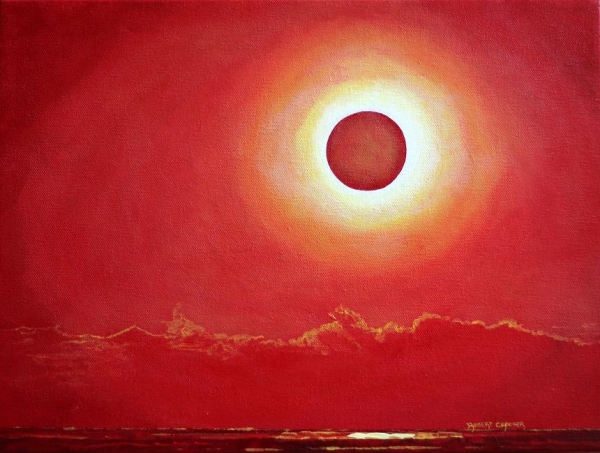 Click here to view Solar Eclipse at Sea by ROBERT CROOKER ART 