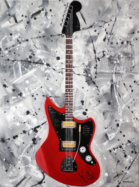 Click here to view Fender Jaguar by ROBERT CROOKER ART 