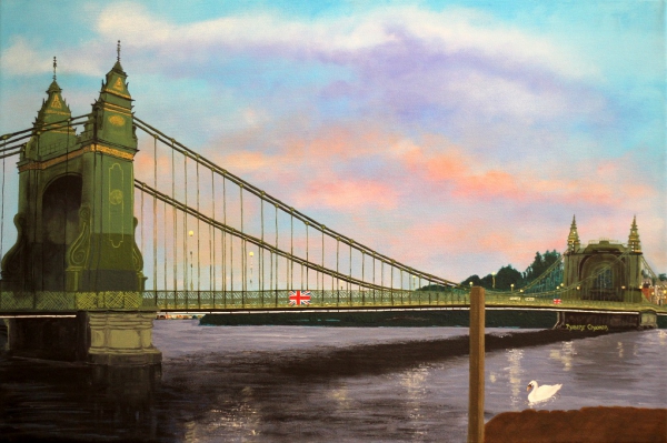 Click here to view Hammersmith Bridge by ROBERT CROOKER ART 