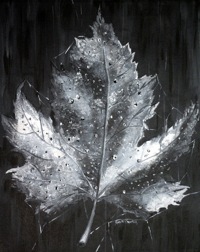 Click here to view Feuille Noire by ROBERT CROOKER ART 