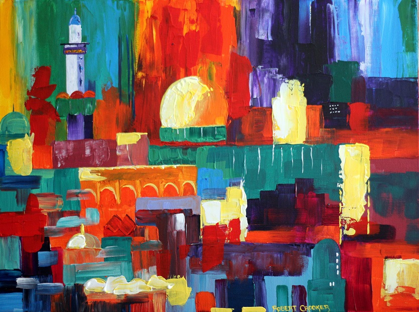Click here to view Holy City by ROBERT CROOKER ART 