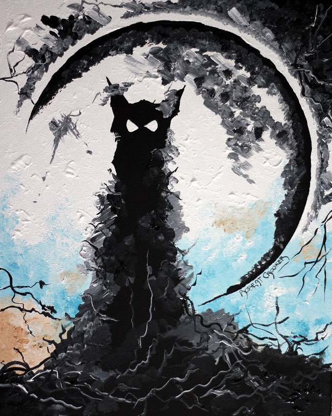 Click here to view Lunar Cat by ROBERT CROOKER ART 