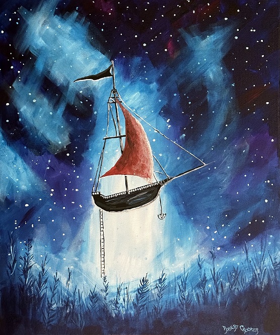 Click here to view Pit Stop by ROBERT CROOKER ART 