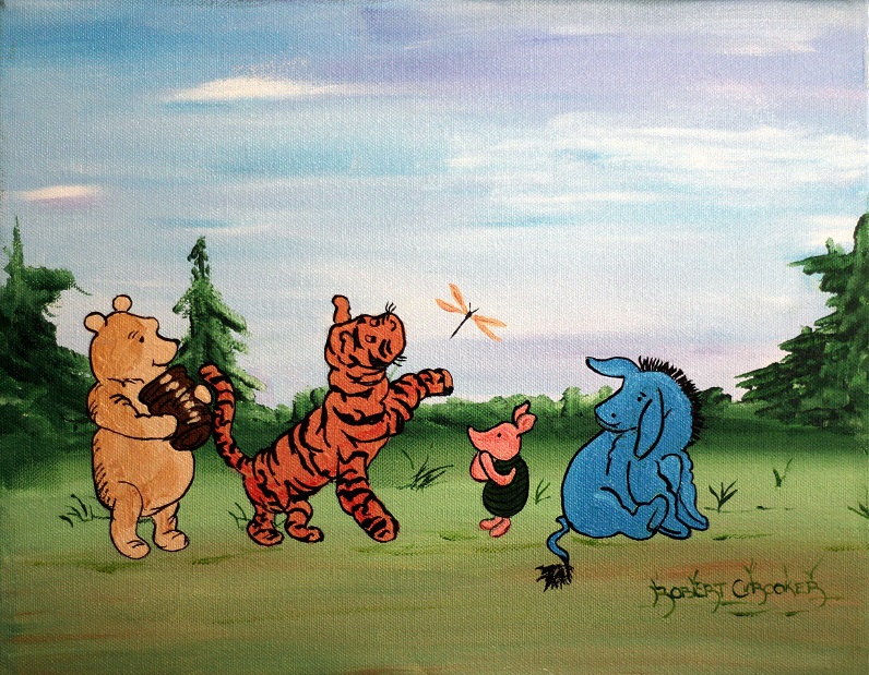 Click here to view 100 Acre Wood by ROBERT CROOKER ART 