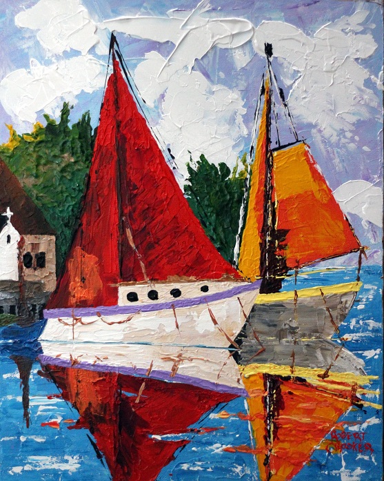Click here to view Sails by ROBERT CROOKER ART 