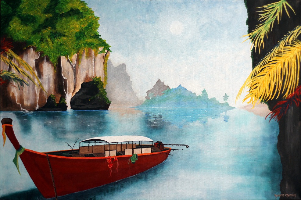 Click here to view Hiding in Paradise by ROBERT CROOKER ART 
