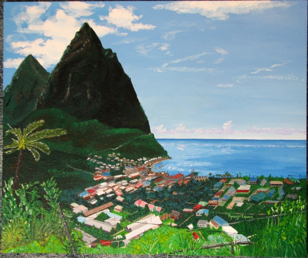 Click here to view Soufriere by ROBERT CROOKER ART 