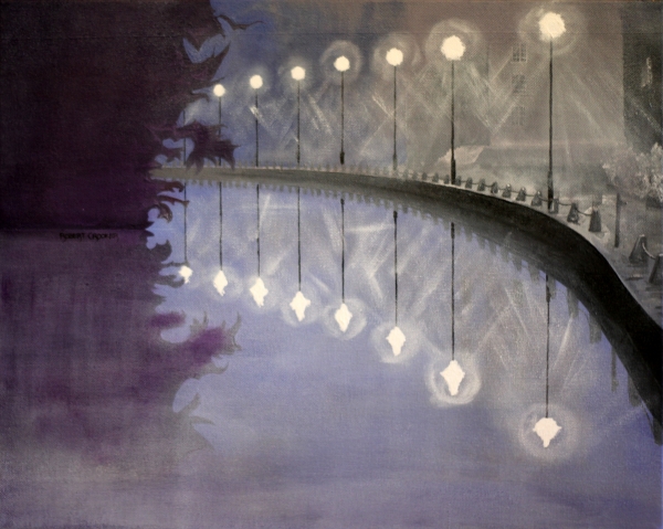 Click here to view Mid-Night Canal by ROBERT CROOKER ART 