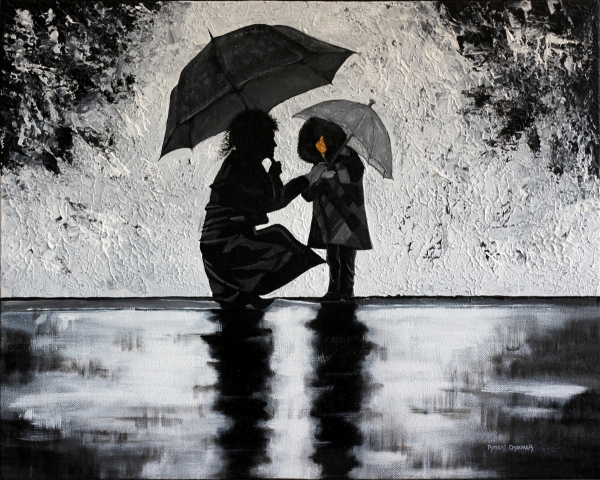 Click here to view 2 Umbrellas and a Smile  by ROBERT CROOKER ART 