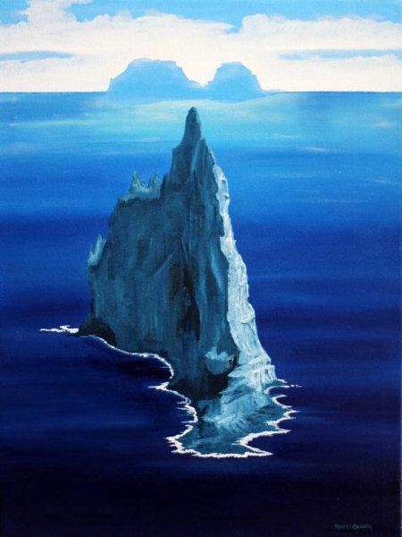 Click here to view Ball's Pyramid by ROBERT CROOKER ART 