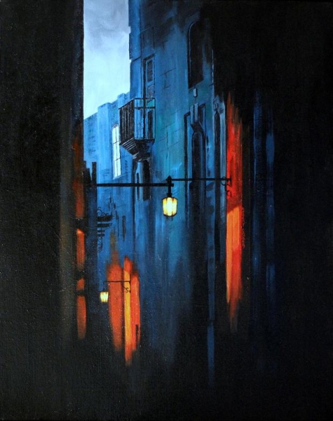 Click here to view Lamp Light by ROBERT CROOKER ART 