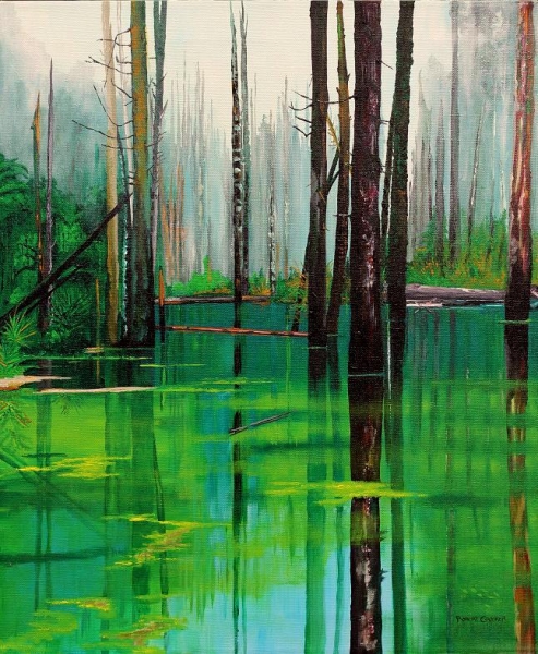 Click here to view Water in the Woods by ROBERT CROOKER ART 