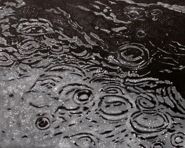 Click here to view Ripples on Black by ROBERT CROOKER ART 
