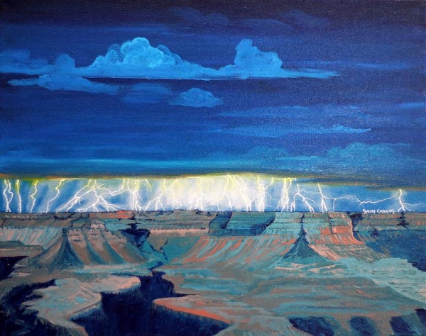 Click here to view Canyon Light by ROBERT CROOKER ART 