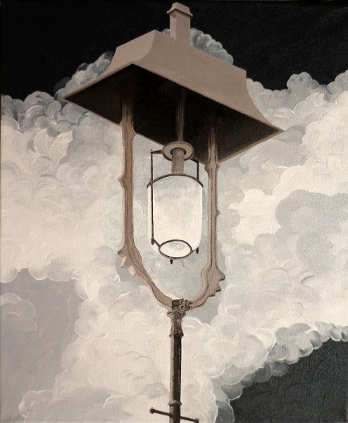 Click here to view Lamp on the Brooklyn by ROBERT CROOKER ART 
