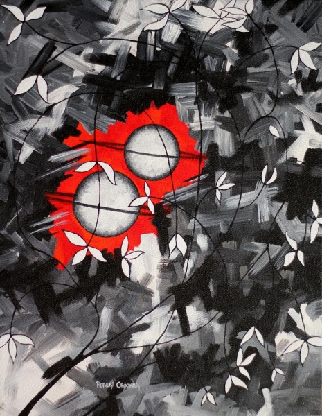 Click here to view Double Planet Light by ROBERT CROOKER ART 