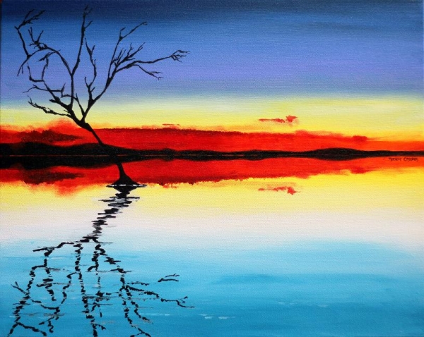 Click here to view Sky on Fire by ROBERT CROOKER ART 