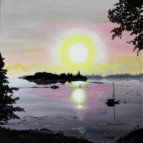 Click here to view Muscongus Bay by ROBERT CROOKER ART 