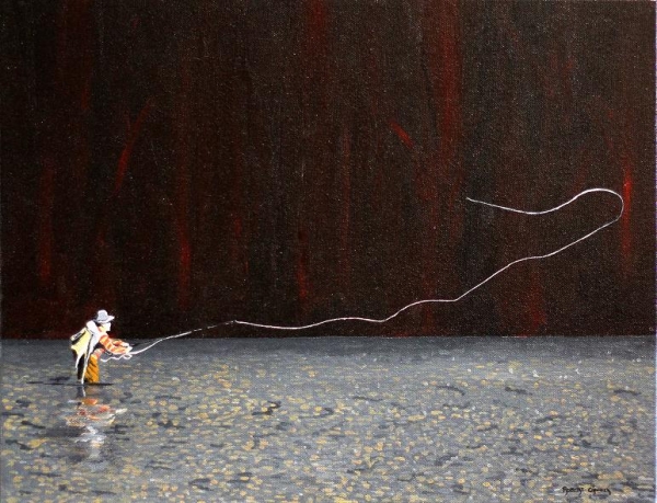Click here to view Fly on a River by ROBERT CROOKER ART 