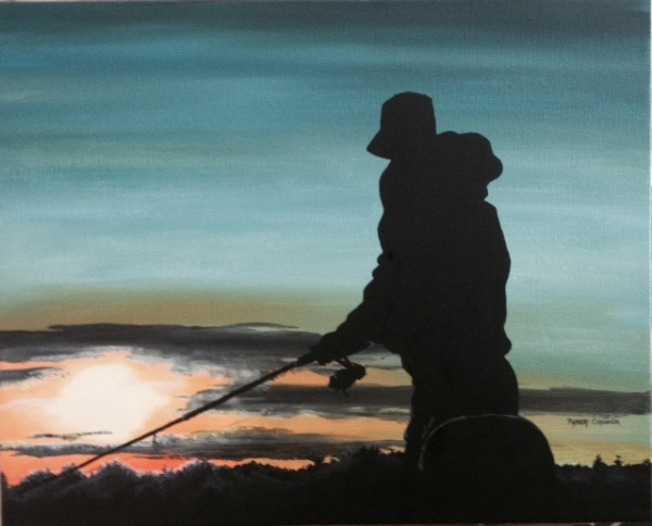 Click here to view Still Fishing by ROBERT CROOKER ART 