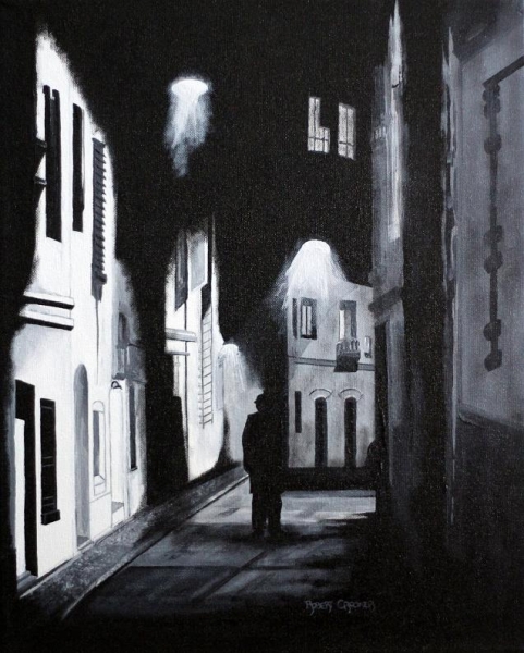 Click here to view Alley Man by ROBERT CROOKER ART 